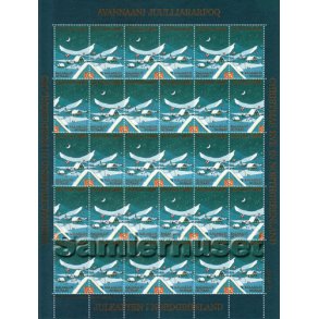 Grønland Julemærkeark 1989
