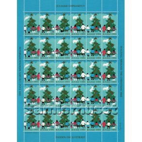 Grønland Julemærkeark 1991