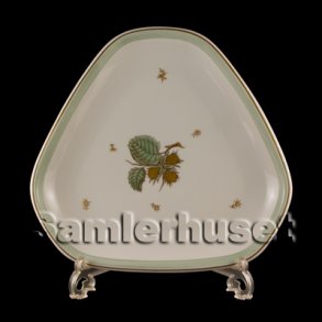 Hasselnød Kagefad Trekantet