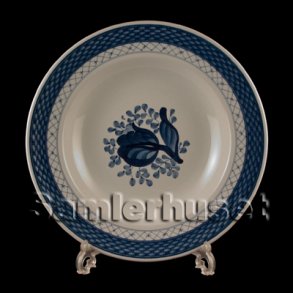 Trankebar Tallerken Dyb 21 cm. - R.C. 1847