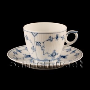 Musselmalet Riflet Kaffekop RC 2162