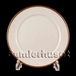 Brun Domino Kagetallerken 17 cm.