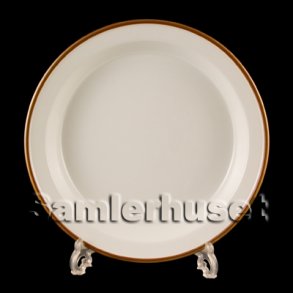 Brun Domino Tallerken Dyb 19 cm.