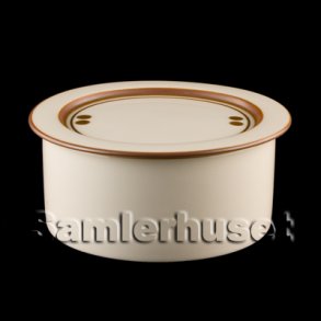 Brun Domino Skål m. låg