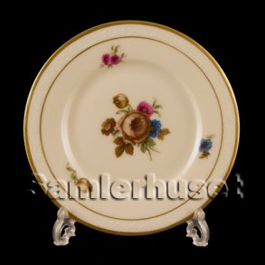 Rosenborg Kagetallerken lige kant 16 cm.