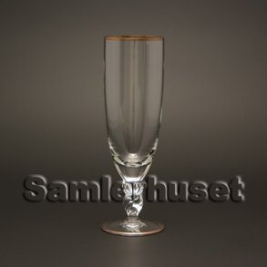 Lyngby Champagneglas. H:165 mm.