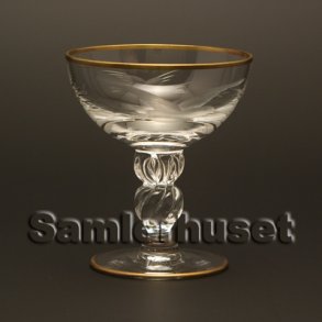 Lyngby Mge Likrglas. H:79 mm. Nye glas.