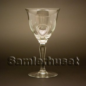 Nordlys Hvidvinsglas. H:138 mm.