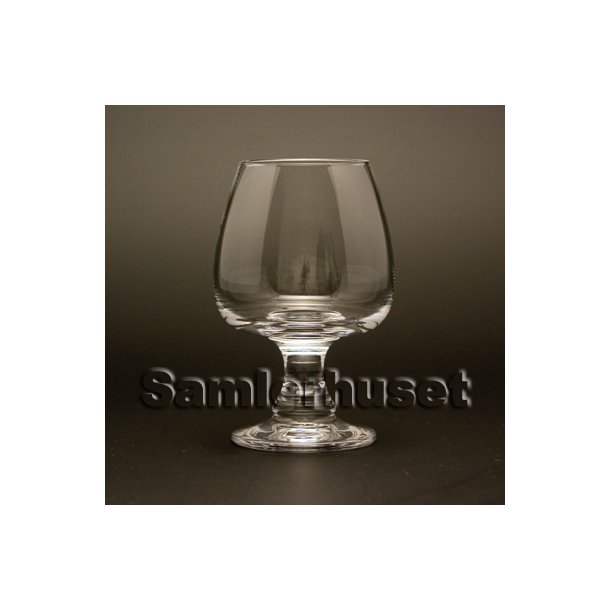Almue, hvid Cognacglas. H:100 mm.