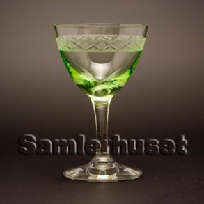 Ejby Hvidvinsglas, lysegr�n. H:120 mm.