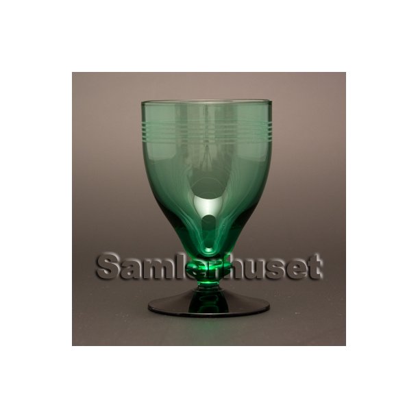 H&oslash;rsholm Hvidvinsglas, gr&oslash;n. H:103 mm.