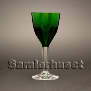 Astrid Hvidvinsglas, grøn. H:145 mm.