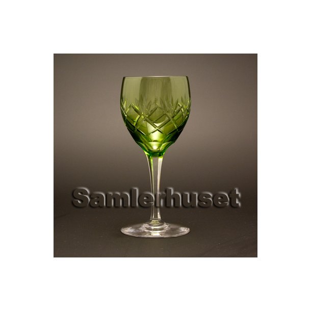 se Hvidvinsglas, grn. H:143 mm.