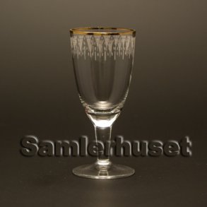 Konge Snapseglas. H:75 mm.