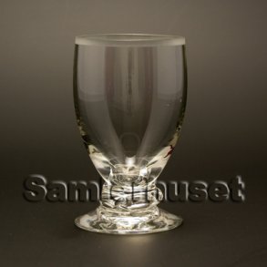 Gisselfeld m. slebet kant Vandglas. H:93 mm.