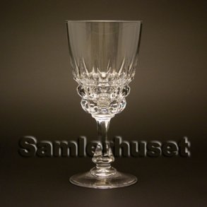 Pompadour Rdvinsglas, lille. H:153mm.