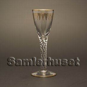 Marselisborg Snapseglas. H:115 mm.