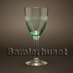 Clara Hvidvinsglas, gr&oslash;n. H:145 mm.