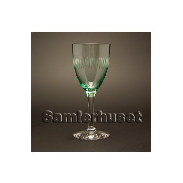 Clara Hvidvinsglas, gr&oslash;n. H:145 mm.