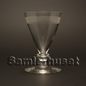 Bandholm R&oslash;dvinsglas. H:125 mm.