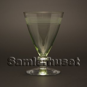 Bandholm Hvidvinsglas, gr�n. H:110 mm.