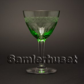 Ekeby Hvidvinsglas, grn. H:125 mm.