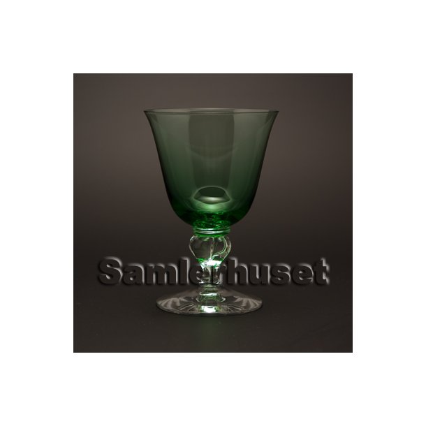 Gammelholm Hvidvinsglas gr&oslash;n. H:115 mm.