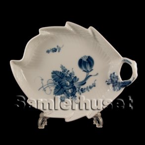 Bl Blomst Svejfet Kagefad Blad