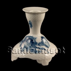 Bl Blomst Svejfet Lysestage