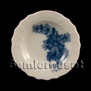 Blå Blomst Svejfet Askebæger Rundt