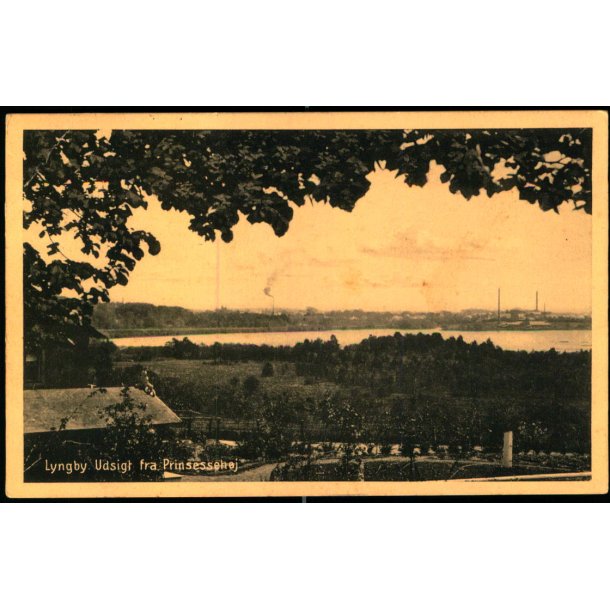 Lyngby - Udsigt fra Prinssesestien - C.G. Petersen 22126