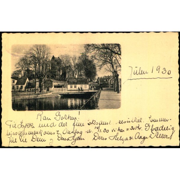 Parti ved Kirken - C.G. Petersen u/n