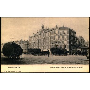 Kbenhavn - Halmtorvet med Landmandshotellet - Sk. B. & Kf. 1269