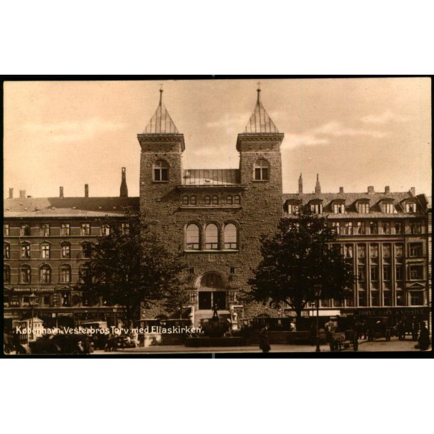 Kbenhavn - Vesterbros Torv med Elias Kirken - Alex Vincent 193
