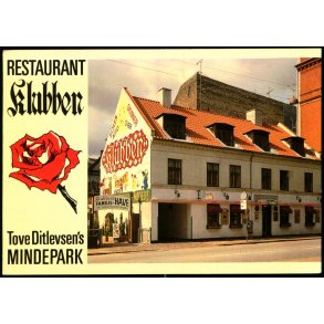 Restaurant Klubben - Tove Ditlevsens Mindepark - Enghavevej 4 - Dansk Foto Tryk u/n