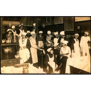 Enghavevejens Skole - Vinterkursus 1920 - Fotokort u/n