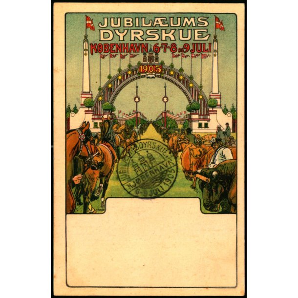 Jubilums Dyrskue - Kbenhavn 6-7-8-9 Juli 1905 - u/n