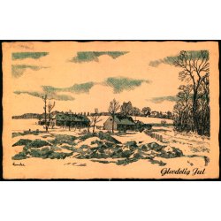 Hancke - Gl&aelig;delig Jul - F.D.B. Serie 1201 A