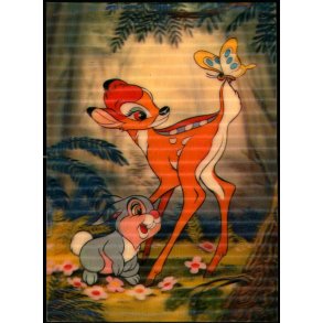 Walt Disney - Bambi and his frind Thumper - Walt Disney Productions u/n