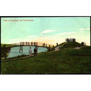 Parti af Fures&oslash;en ved Frederiksdal - u/n