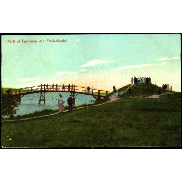 Parti af Fures&oslash;en ved Frederiksdal - u/n