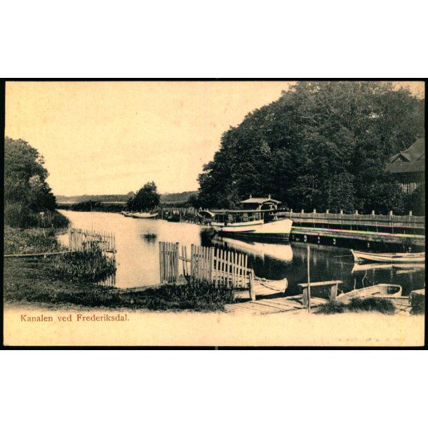 Kanalen ved Frederiksdal - u/n