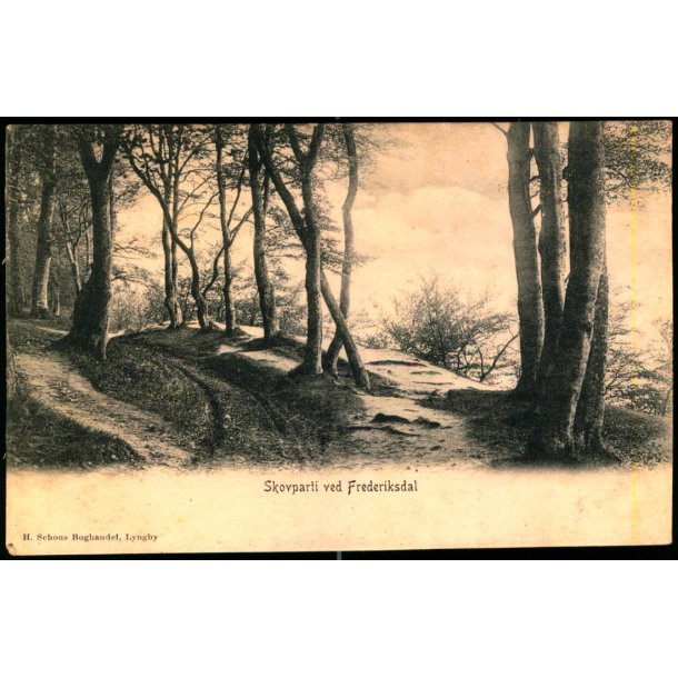 Skovparti ved Frederiksdal - H. Schous Bogh. u/n