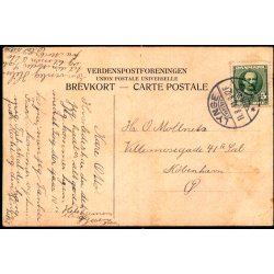 Grundtvigs H&oslash;jskole (set fra Haven) u/n