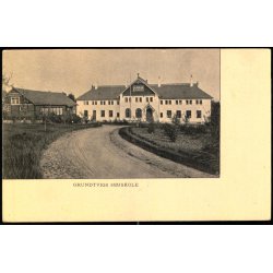 Grundtvigs H&oslash;jskole - u/n - Flot kort over 100 &aring;r.