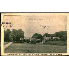 Dampbaadsfarten paa Lyngby - Fure- og Vejle-S&oslash; - u/n