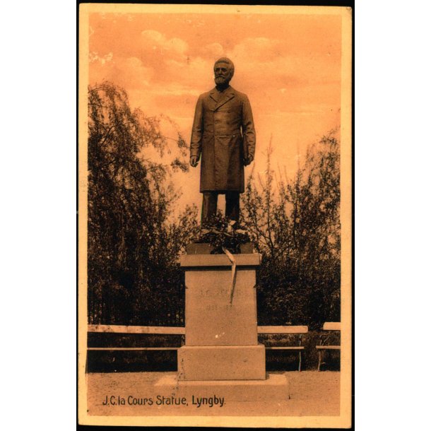 J.C.la Cours Statue - Lyngby - Knud Henriksen 36754
