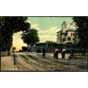 Strandvejen ved Hvid&oslash;re - Stender. 36076