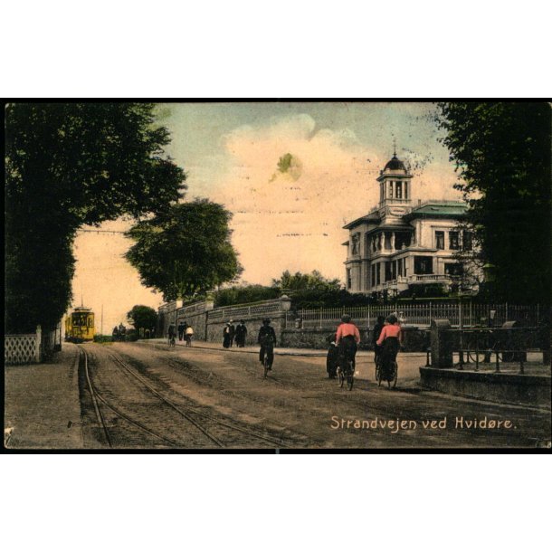 Strandvejen ved Hvid&oslash;re - Stender. 3199