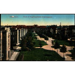 Kbenhavn - Parti af Rigshospitalets Grnnegaard - Geerts Forlag 473